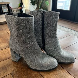Target Silver Sparkle Boots